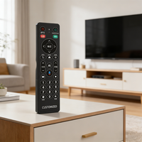 Control Remoto por Voz con Código Fijo para Aplicaciones Domésticas Personalizadas OEM, para SMART TV MK032B, Caja Verde, Batería AAA