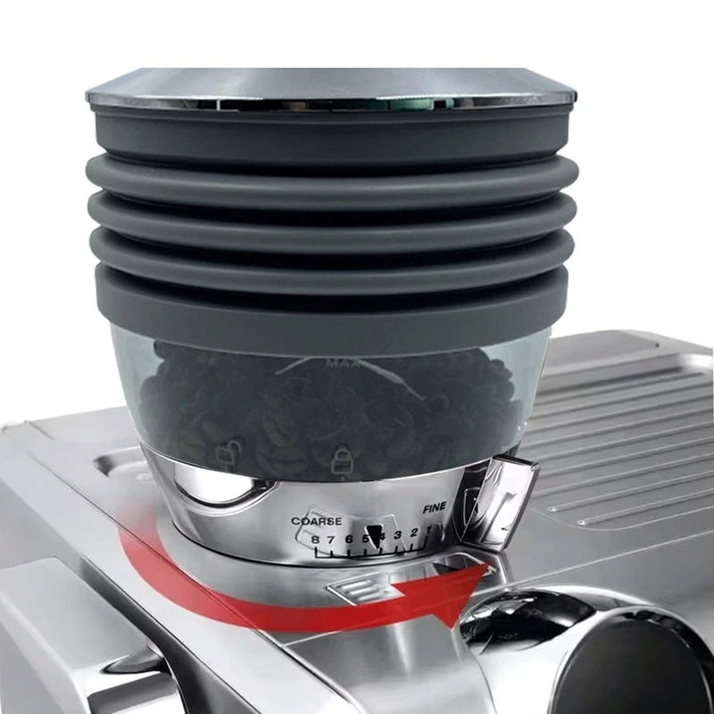 Silicone Bellow Coffee Grinder Bean Bin
