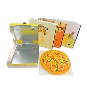 Boîtes à pizza octogonales en carton kraft brun personnalisées et imprimées à bas prix, 20x20, 40x40, 30x30, 12x12, 33, 18 cm, 16, 14, 10, 18 pouces, avec logo - Product Image 3