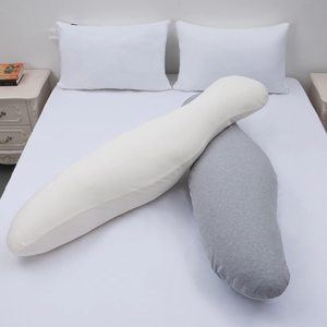 Cuscino per il corpo intero in cotone 100% personalizzato all'ingrosso per adulti, 35x135cm, rimovibile, lavabile, pieghevole, per chi dorme sul fianco, per alleviare il mal di schiena - Product Image 2