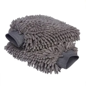 Custom Microfiber Waterdichte Auto Reiniging Detaillering Chenille Noodle Wassen Handschoen Voor Groothandel Auto