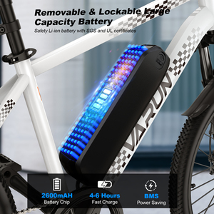 Xe đạp điện leo núi 500W mới năm 2025, hàng Mỹ, miễn thuế - Pin 36V 7.8AH tháo rời, xe đạp điện dành cho người lớn, đi địa hình/đi làm trong thành phố - Product Image 3