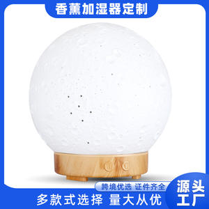 เครื่องกระจายกลิ่นหอมเซรามิก Factory Lunar ขนาด 100 มล. พร้อมฐานไม้สน สำหรับอโรมาเธอราพีในบ้าน ขนาดพื้นที่น้อยกว่า 10 ตร.ม. - Product Image 5