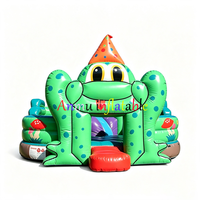Trampoline gonflable pour enfants sur le thème de la grenouille et du tigre, avec tissu PVC imperméable, château gonflable pour les sports de plein air