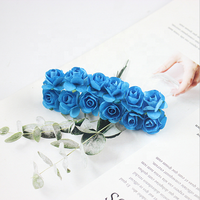 W-1143 Vente en gros de mini roses artificielles en papier, 144 pièces par sac, petites fleurs artificielles en papier à bas prix