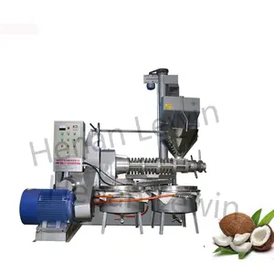 Máquina de prensa de aceite de coco prensado en frío para máquina de prensa de aceite de copra seca Máquina de extracción de aceite de cacahuete con oliva automática