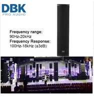 Altavoces de Columna Pasivos de 4x4 Pulgadas al por Mayor, Sistema de PA, Equipo de Sonido Profesional para Iglesias y Eventos