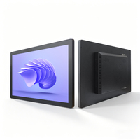 Pantalla Táctil de 21.5 Pulgadas Full HD para Montaje en Pared o Empotrado, Panel PC con Brillo de 500 Nits, IP65, para Uso Industrial/Médico