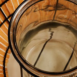 Mây Đan Tre Giữ Nến Màu Tự Nhiên Treo Trang Trí Nhà Và Sân Vườn Đèn Lồng Nến Bằng Gỗ Có Tay Cầm - Product Image 3