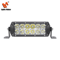 Barra de Luz LED LML-BD2036B de 8.3 Pulgadas y 36W, Lámpara de Trabajo Todoterreno para Camioneta, SUV, Pickup, 10-30V, IP67, Impermeable, Haz de Luz Combinado