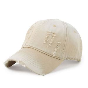 Wholesale Unisex Adjustable <b>Women</b> Men Vintage Distressed Washed Cotton Fed Baseball <b>Caps</b> - Product Image 5