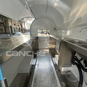 Chine Chariot de crème glacée de camion de hot-dogs mobile de haute qualité Remorque fourgonnette de nourriture mobile pour personnalisé - Product Image 4