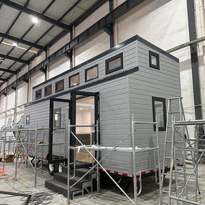 Tiny House Trailer abordable - Cabine préfabriquée mobile avec <span class=keywords><strong>salle</strong></span> <span class=keywords><strong>de</strong></span> <span class=keywords><strong>bain</strong></span> et cuisine compactes - Product Image 2