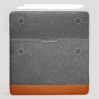 Boîtier personnalisé pour ordinateur portable, en feutre, de 14 pouces, avec bouton, 15.6 pièces