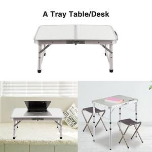 थोक 60x40 चांदी एल्यूमीनियम तह हल्के टिकाऊ वाटरप्रूफ आउटडोर bq पिछवाड़े की मेज आसान ले के लिए - Product Image 4