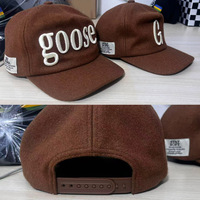 Fabricante de Gorras, Gorras de Lana Vintage Personalizadas de Alta Calidad, Sin Estructura, de Perfil Bajo, de 5 Paneles, con Bordado, Gorra Snapback