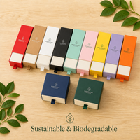 Boîtes rigides en carton biodégradable personnalisées avec fermeture magnétique et ruban pour l'emballage de bijoux et de montres