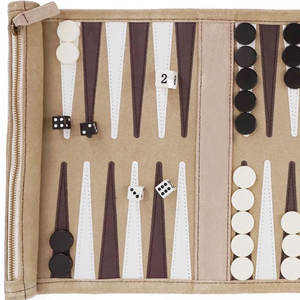 Jeu de backgammon artisanal de haute qualité, personnalisé avec logo, motif uni, style championnat, idée cadeau tendance, jeu de société - Product Image 3