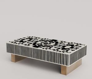 Best Selling Bone Inlay Coffee <b>Table</b> with Detailed Hand Inlay <b>Work</b> <b>for</b> Luxury Interior Decoration Worldwide Supply Available - Product Image 1