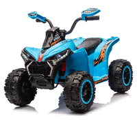 Quad électrique 4 roues pour enfants, jouet pour tout-petits, garçons et filles, avec pneus tout-terrain, lumières LED et siège