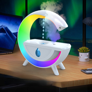 2024 nuevo humidificador de aire de nube de lluvia, difusor de aire de nube de lluvia antigravedad con luz nocturna RGB, difusor en forma de <span class=keywords><strong>G</strong></span> grande - Product Image 3
