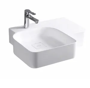 Lavabo portable en résine, vasque pour salle de bains, vasque à poser sur support, évier à main