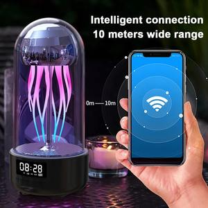 Bluetooth-Compatible <b>Wireless</b> Lighting Speaker with Colorful <b>Light</b> Smart Jellyfish Speaker Subwoofer for Bedroom Decoration - Product Image 5