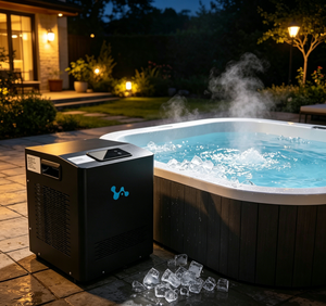 Enfriador de Agua de Bajo Consumo con Filtro Reemplazable de 2/3HP para Instalaciones Comerciales de Piscinas de Inmersión en Agua Fría - Product Image 1