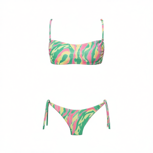 Set bikini HDJ con stampa colorata, spalline regolabili, taglia 42 44 46 48, costumi da bagno per donna, abbigliamento da spiaggia, moda estiva - Product Image 4