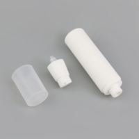 Bouteilles de pulvérisation sans air en plastique PP mat givré rechargeables pour sérum et crème, 15 ml, 20 ml, 30 ml, 50 ml, 80 ml, 100 ml