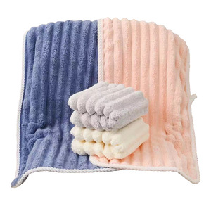 Toallas de lana Coral de algodón puro, suaves, gruesas y absorbentes para uso doméstico, ducha de lavado de cara para mujeres y hombres, toallas sin pelo - Product Image 1