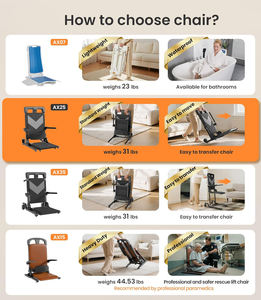 Mateside kursi angkat elektrik portabel, perangkat Transfer lantai lipat untuk orang tua, peralatan alat bantu mobilitas pasien cacat - Product Image 5