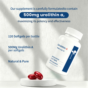 MOQ 100 pièces – Gélules personnalisées avec logo privé Urolithin A et CoQ10 – Complément alimentaire pour effets antioxydants, aide à soulager les symptômes physiques - Product Image 4