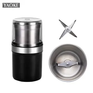 2024 Hot Portable Mini Grinder Coffee Mill 200W 110V Manual Coffee Bean Grinder With 2 Kinds Of Blades