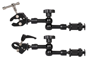 알루미늄 합금 매직암 사진 스튜디오 액세서리 대형 크랩 클램프 1/4인치 3/8인치 스레드 관절형 매직암 내구성 나일론 - Product Image 5