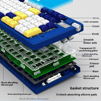 Clavier mécanique Lapop à commutation à chaud Gamer 85% Bouton magnétique Interrupteur magnétique Ordinateur Rgb Clavier mécanique de jeu pour PC