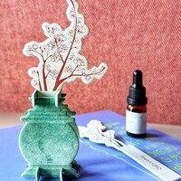 Diffuseur de parfum, bouquets floraux tridimensionnels hautement esthétiques, cartes parfumées décoratives, désodorisant pour voiture