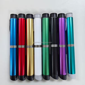 Reusable Injection <b>Pen</b> 60 Unit Capacity Assorted Colors <b>Gold</b> Blue Green Black Red Metal Body Adjustable Dose 3ml Cartridge <b>Pen</b> - Product Image 2