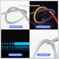 Nouvel article : Canal lumineux encastré WS2811 WS2812 avec tube de protection en silicone pour bande LED