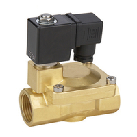 Válvula Solenoide de enganche de agua biestable, serie DHL11, bronce, 6v, 9v, 12v, CC