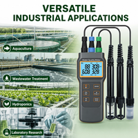 Analyseur de qualité de l'eau multi-paramètres IoT 6-en-1 du fabricant, testeur pH DO EC ATC en plastique OEM pour l'aquaculture et les exploitations agricoles intelligentes