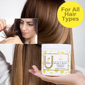 Vente en gros de <span class=keywords><strong>masque</strong></span> de traitement capillaire professionnel à la noix de coco, huile d'argan, Réparation totale, <span class=keywords><strong>masque</strong></span> capillaire endommagé et crépu, logo personnalisé - Product Image 2