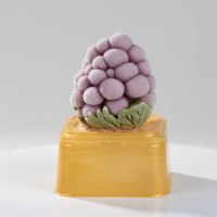 Sucettes glacées 3D en forme de fruits très vendues : pomme, raisin, durian, melon Hami - Prix de gros - Crème glacée à la mangue de Chine