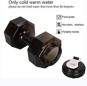 Bottiglia d'<span class=keywords><strong>Acqua</strong></span> per Palestra Più Popolare, Senza BPA, a Forma di Manubrio, Personalizzabile con Logo - Product Image 4