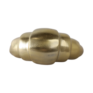 Scultura in metallo a forma di croissant per decorare la casa, il soggiorno, il bagno, l'ufficio, la scrivania, il mensola o il camino. - Product Image 4