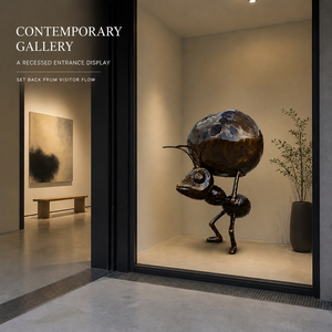 Grande <span class=keywords><strong>Statua</strong></span> di Formica con Sfera, Scultura Animale Moderna per Parchi a Tema, Centri Commerciali, Resort e Decorazioni per la Casa - Product Image 4
