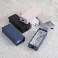 Boîte à lunettes personnalisée en gros avec logo, étui d'emballage pour lunettes de soleil, boîte cadeau pour bijoux et parfums en carton rigide avec languette de tirage