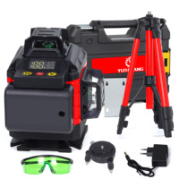 Niveaux laser rotatifs professionnels sans fil M16 pour équipements de construction, niveaux laser 360°, nivellement de carrelage