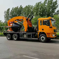 Machine de déracinement d'arbres personnalisable de 120 cm, type pelle, pour camion, avec système hydraulique pour boules de terre