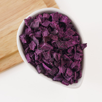 Granulés de pommes de terre déshydratées sèches en vrac flocons chips de patates douces violettes séchées à l'air